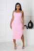 Gemma Rhinestone Mesh Ruched Dress